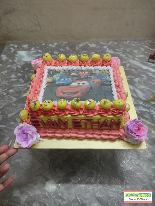Online Course in Mumbai For Birthday Cakes + Fondant Cake : Baking & Icing Video Course (Pre-recorded) in Hindi